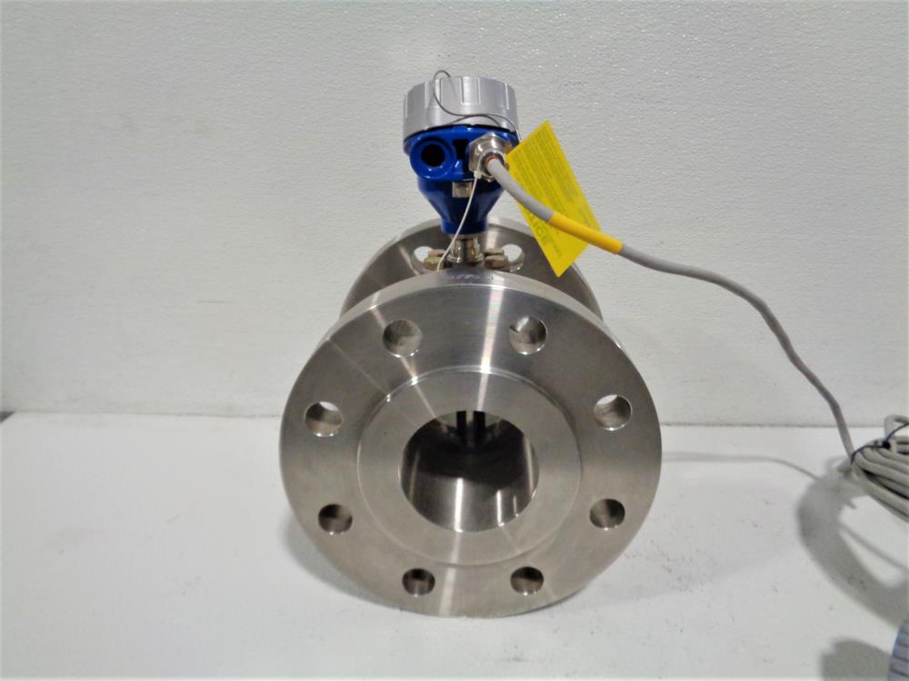 Foxboro 84F Vortex Flowmeter 84F-T04Y3SSRJF-G, Size 4" 600# 316SS w/ Transmitter
